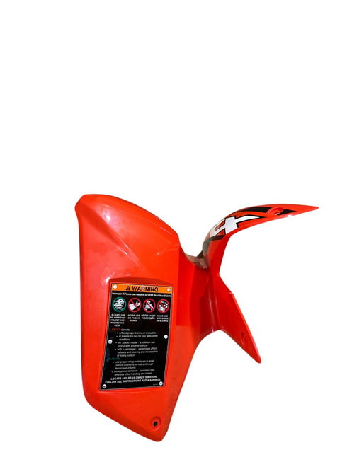 HONDA LEFT FRONT FENDER ORANGE 2006-2024 TRX250X EX OEM GENUINE 61250-HS1-A50ZA